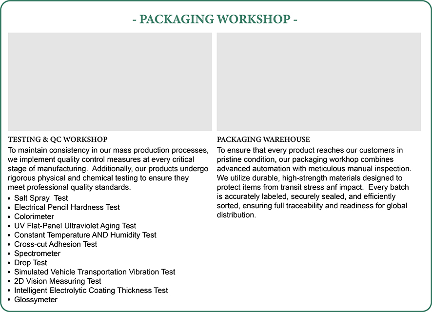Packaging workshop